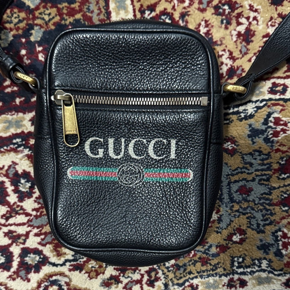 Gucci Black Leather Crossbody Bag - Picture 2 of 16